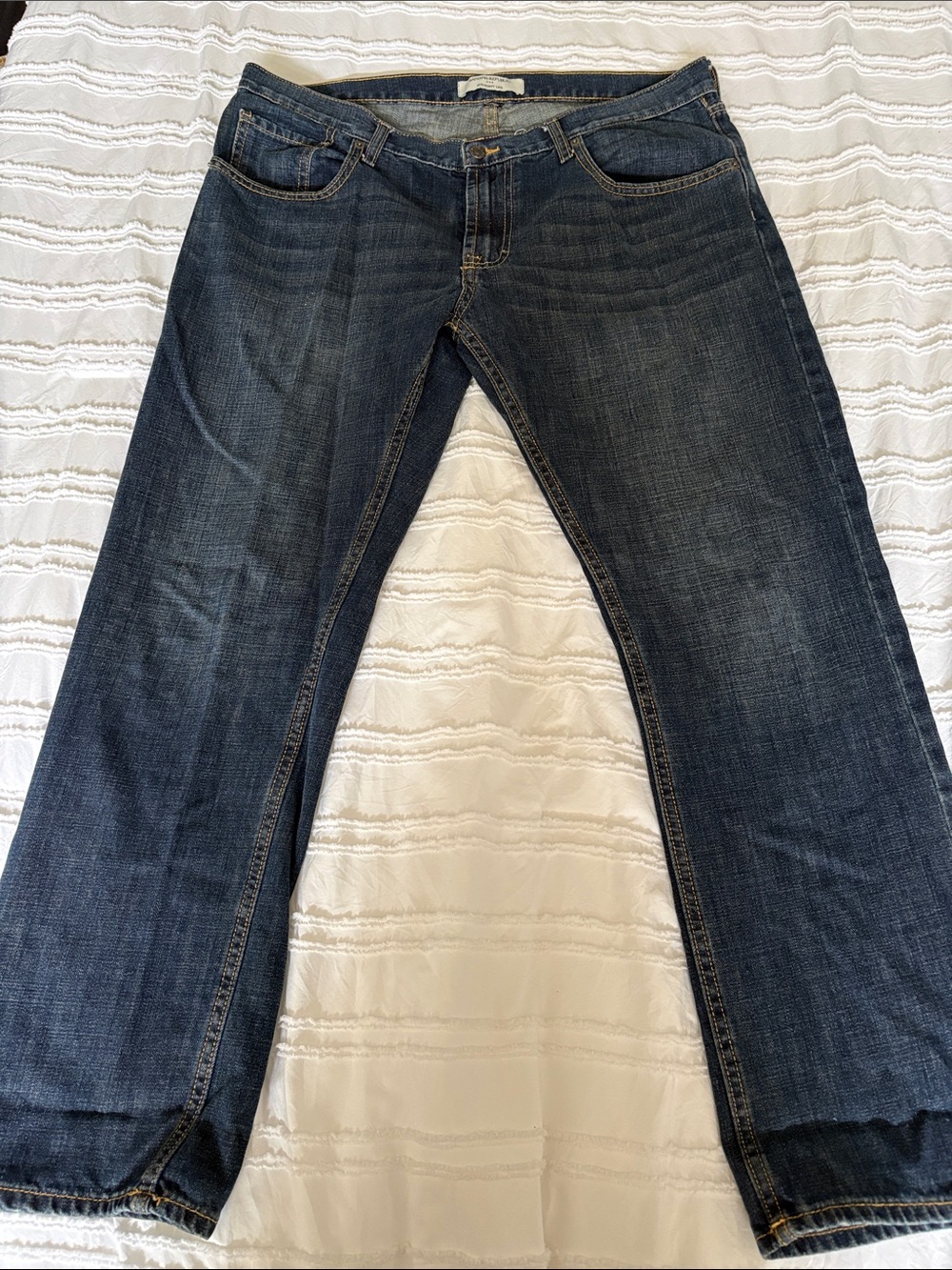 Banana Republic Dark Blue Straight-Leg Jeans - Women’s 12/34” Waist